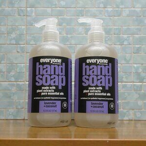 EO Everyone Hand Soap Lavender & Coconut 12.75 oz, Pack of 2 Natural Plant-Based